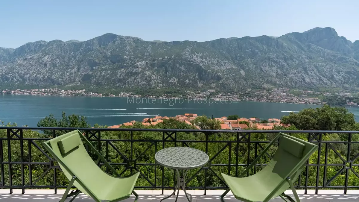 Two bedroom apartment with sea views in prcanj kotor bay 13854 16