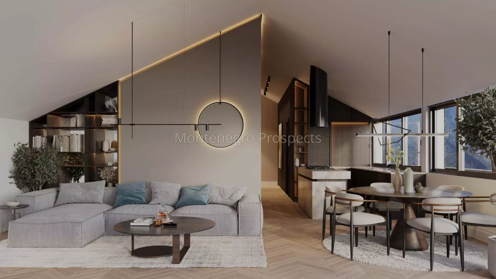 Penthouse for sale dobrota 13844 12